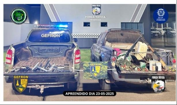 Dupla morre em confronto com Gefron em operação na fronteira